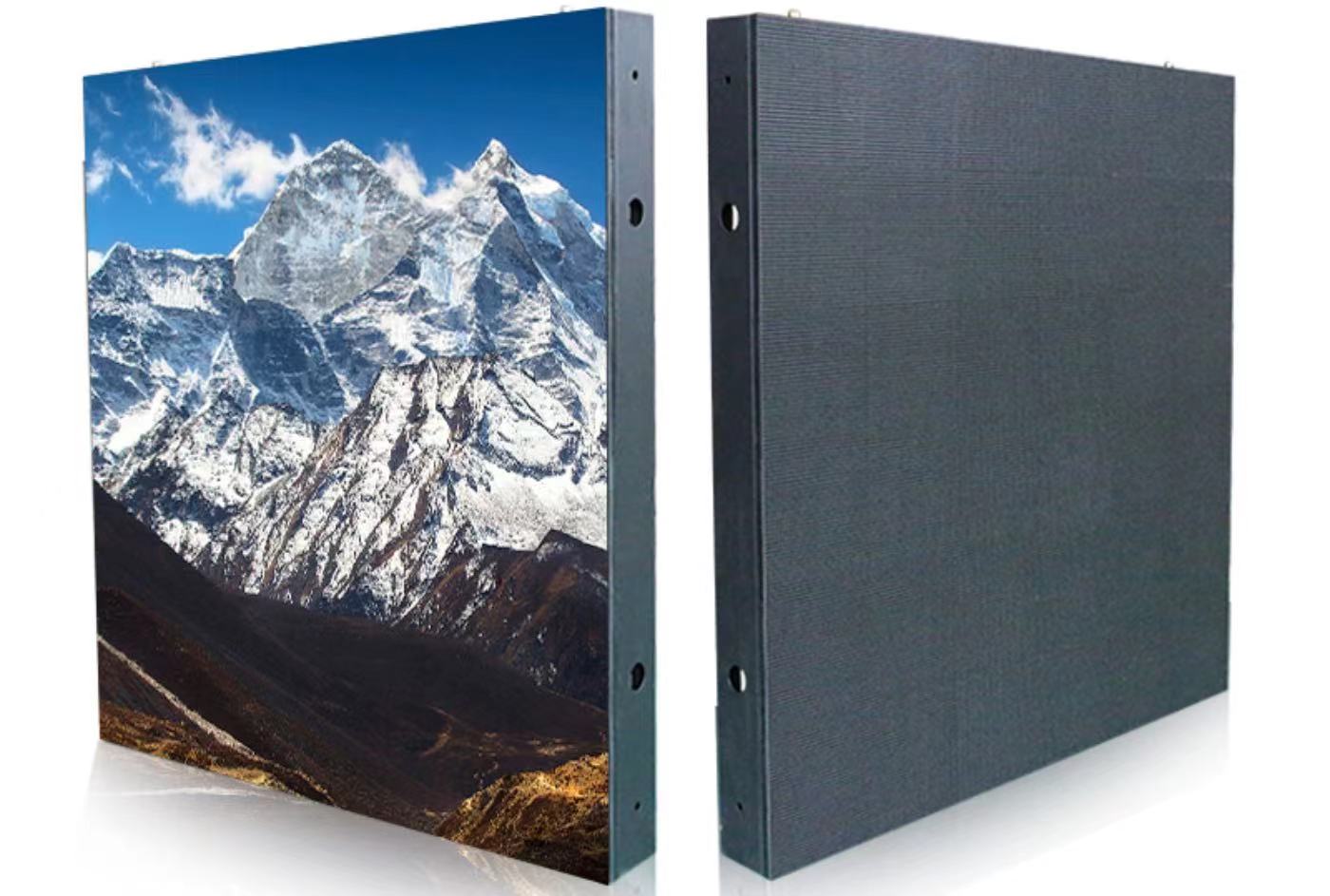 Gabinete de ferro para montagem em parede, publicidade interna, parede de vídeo LED