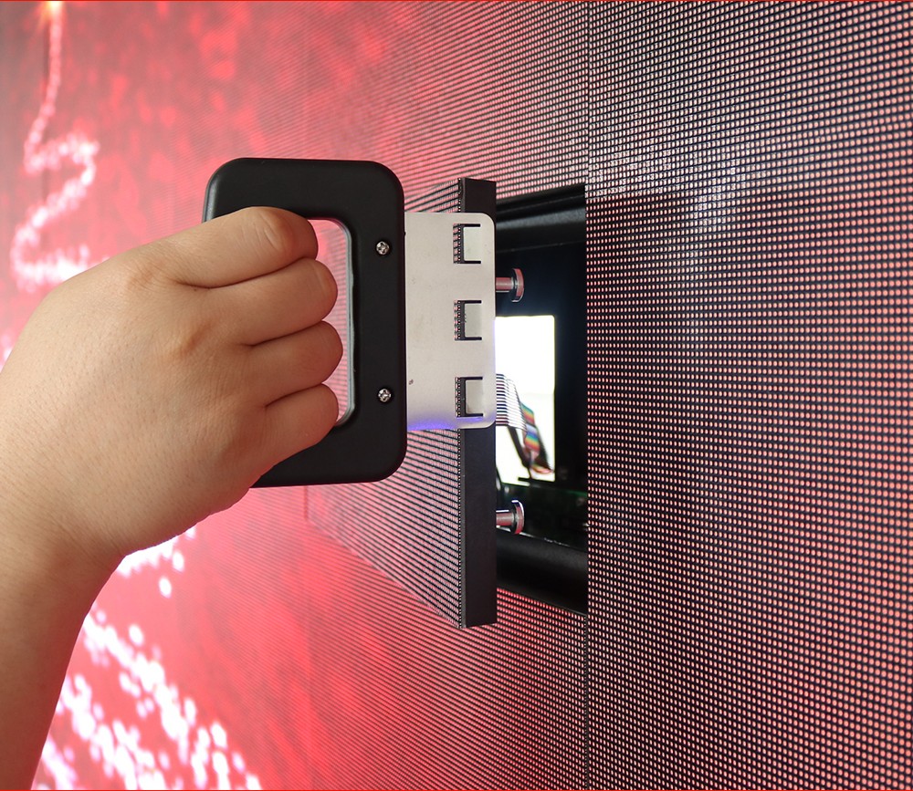 Gabinete de ferro para montagem em parede, publicidade interna, parede de vídeo LED