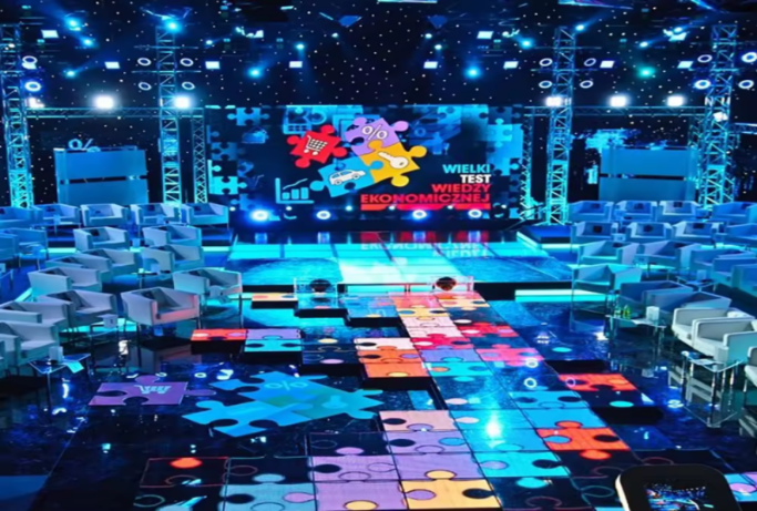 Dance floor LED display for stage