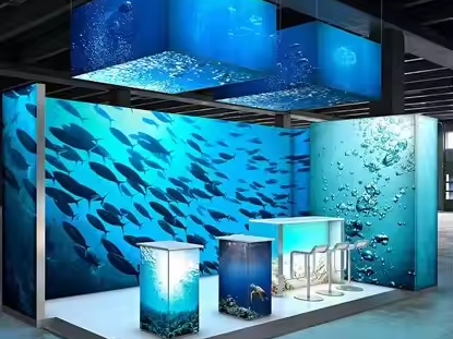 Affichage LED pour salons et expositions