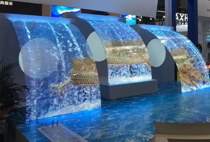 Flexible film LED screens