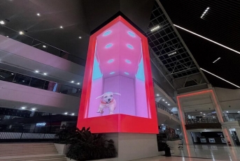 3D right angle led display