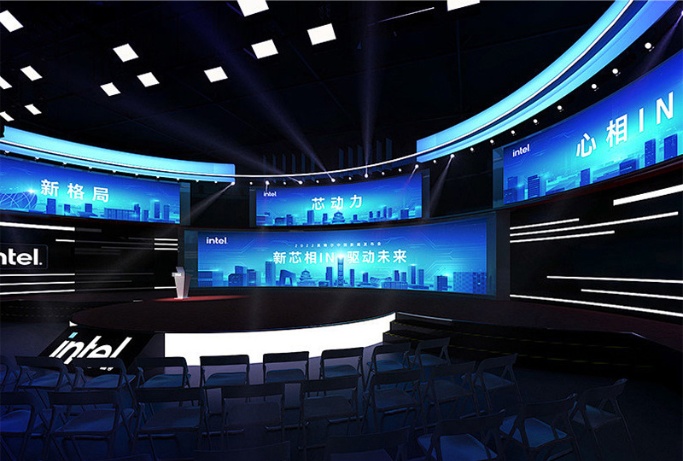 Curved COB LED Display